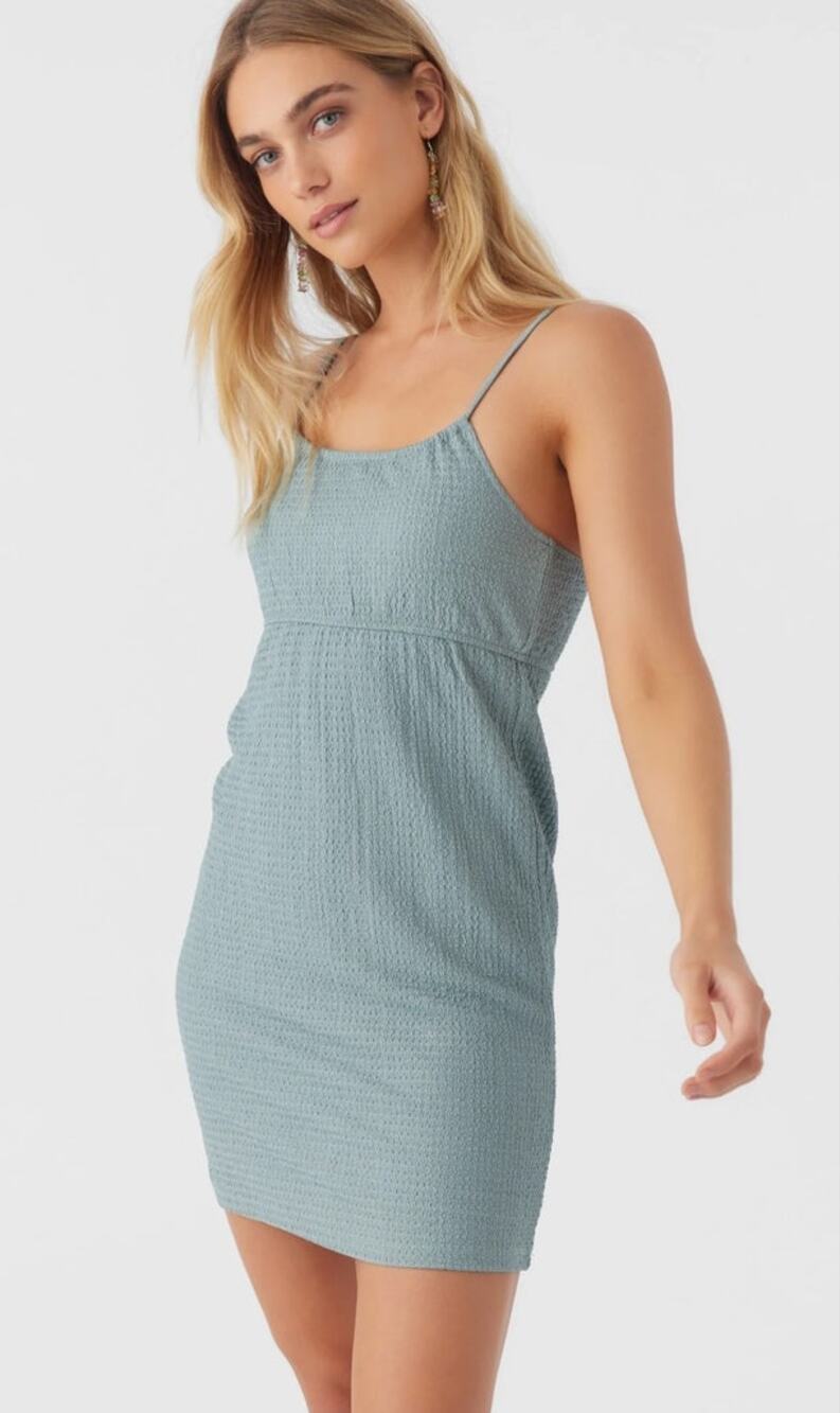 O'Neill Lise Dress-Silver Blue Size S